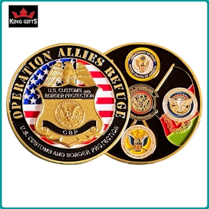 C022 -  High quality 3D earth challenge coins,soft enamel,gold plated