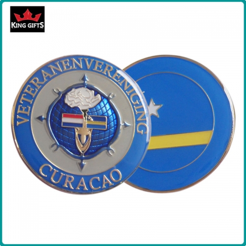C020 -  High quality 3D earth challenge coins,soft enamel,gold plated