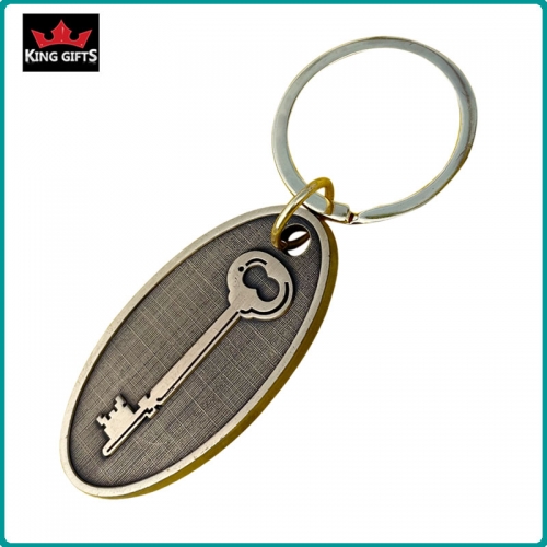 D001 - 3D metal key chain