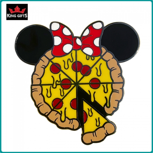 A016 -  Minnie pizza pin (hard enamel)