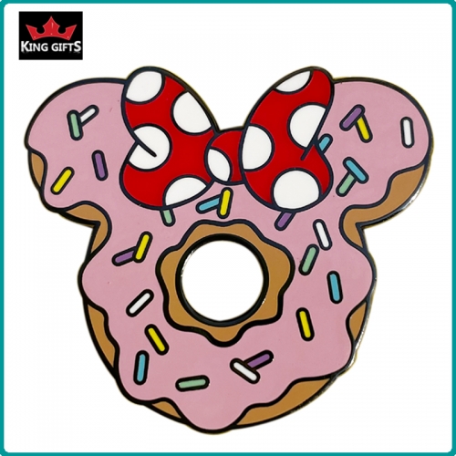A022 -  Minnie doughnut pin (hard enamel )