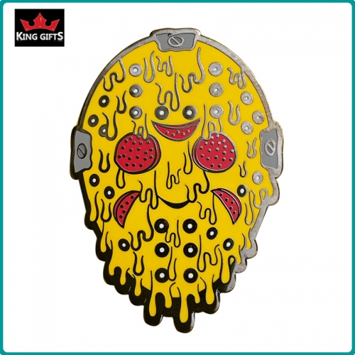 A029 -  yellow mask pin (hard enamel)