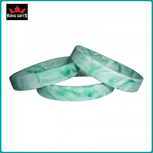 H030- 100% silicone wristband, camouflage