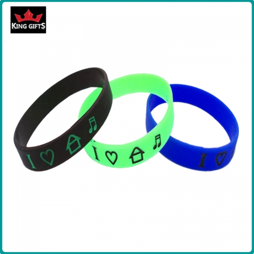 H053-  Wholesale and popular silicone wristband