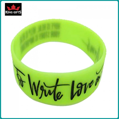 H054-  Wholesale and popular silicone wristband