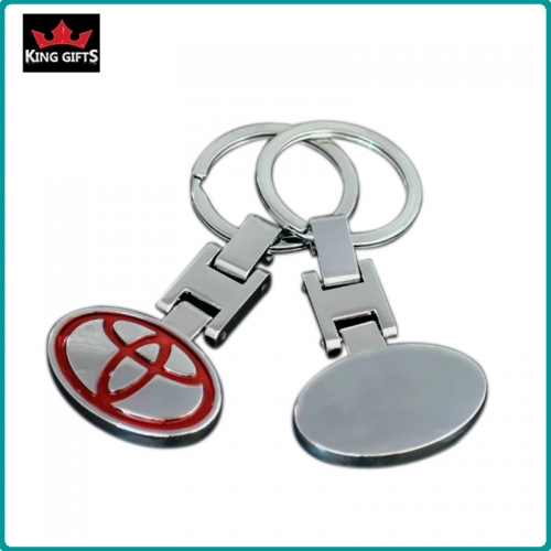 D030 - Custom metal Toyota key chain