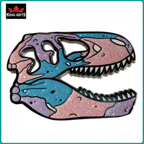 A084 -  Dinosaur pin (hard enamel)