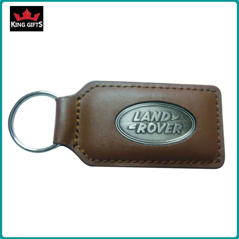 D019 - Custom Police leather keychain