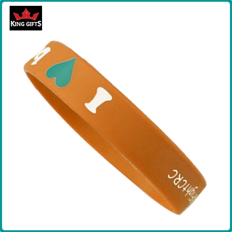 H081-  Wholesale silicone wristband,printed