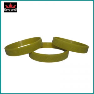 H003- Custom silicone wristband,debossed