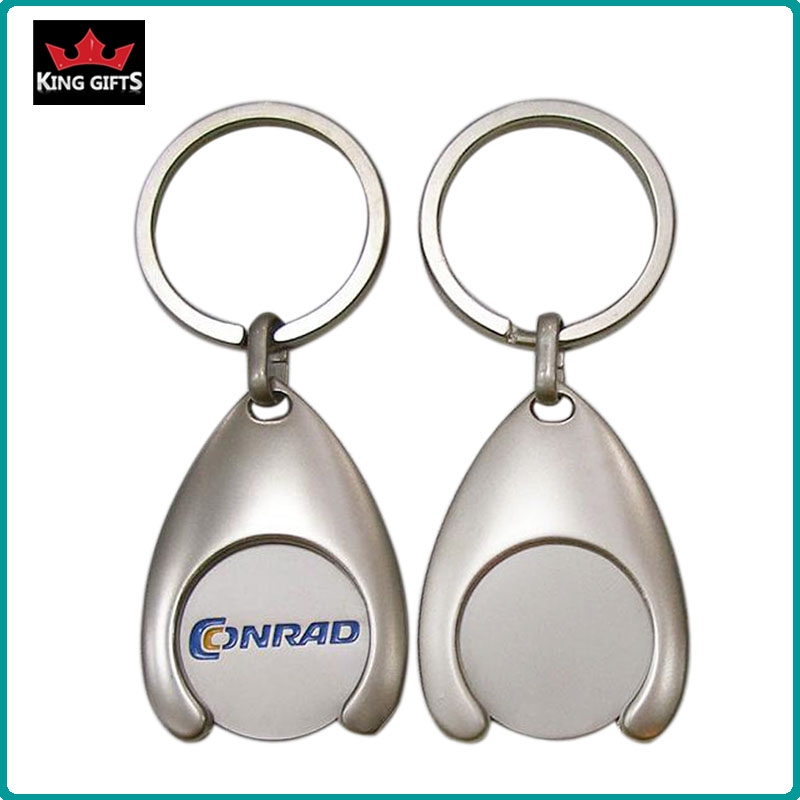 D006 - Both sides 3D key chain,antique brone plating