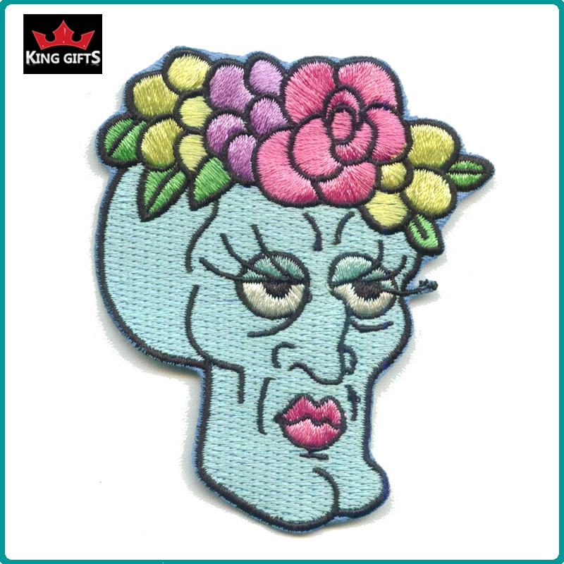 100 embroidery patch,heat seal backing patch,custom embroidery patch