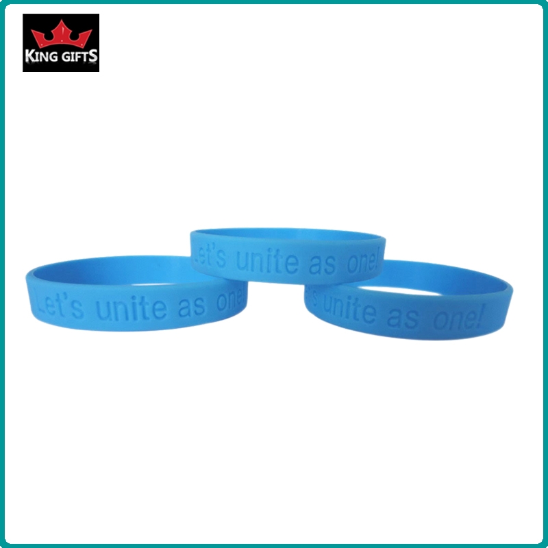 H002- Custom silicone wristband,debossed